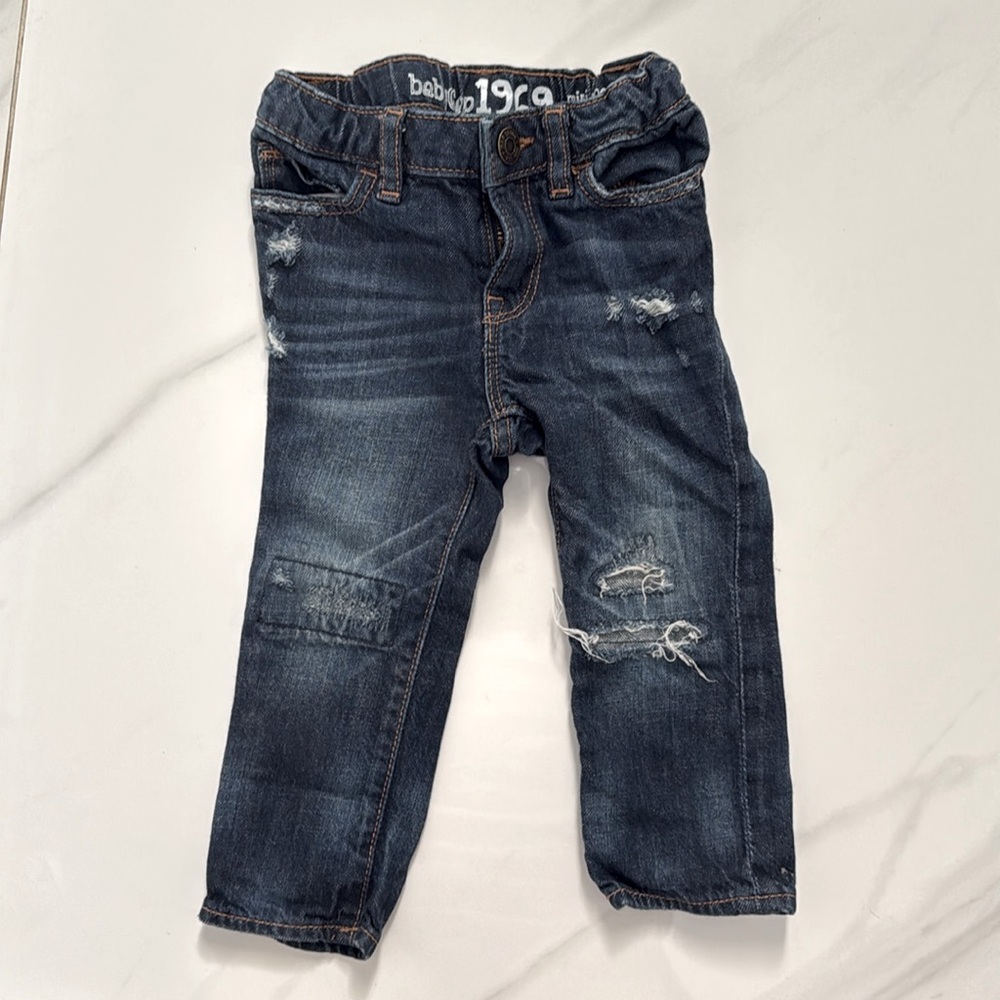Baby Gap  skinny distressed 18-24months. Unisex